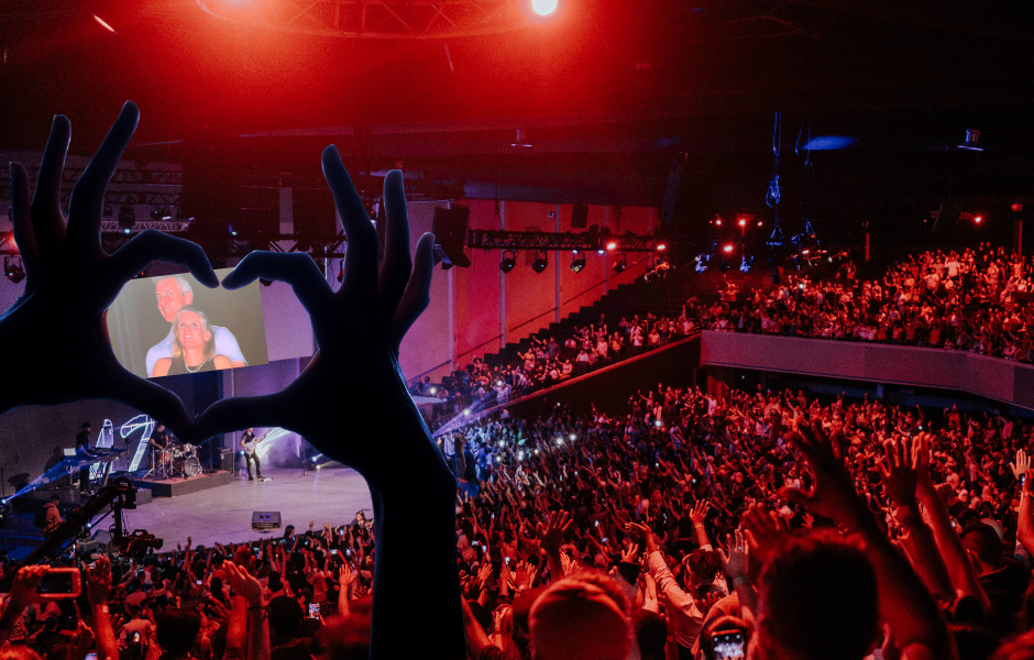 Coldplay Concert with affair outed